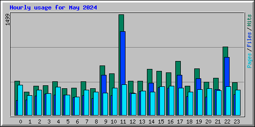 Hourly usage for May 2024